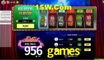 956 games - Login Methods